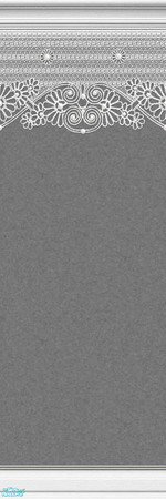 Sims 2 — Lace Walls in Gray - Individual Item by maylynn55 — Made by maylynn55 - Please feel free to use any of my walls