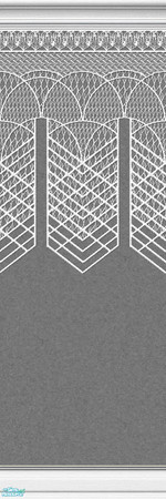 Sims 2 — Lace Walls in Gray - Individual Item by maylynn55 — Made by maylynn55 - Please feel free to use any of my walls