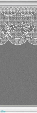 Sims 2 — Lace Walls in Gray - Individual Item by maylynn55 — Made by maylynn55 - Please feel free to use any of my walls