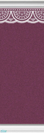 Sims 2 — Lace Walls in Burgundy - Individual Item by maylynn55 — Made by maylynn55 - Please feel free to use any of my