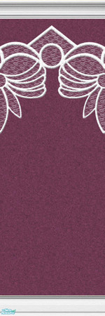 Sims 2 — Lace Walls in Burgundy - Individual Item by maylynn55 — Made by maylynn55 - Please feel free to use any of my