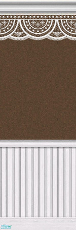 Sims 2 — Lace Walls in Brown - Individual Item by maylynn55 — Made by maylynn55 - Please feel free to use any of my walls