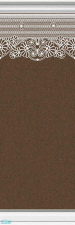 Sims 2 — Lace Walls in Brown - Individual Item by maylynn55 — Made by maylynn55 - Please feel free to use any of my walls