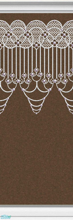 Sims 2 — Lace Walls in Brown - Individual Item by maylynn55 — Made by maylynn55 - Please feel free to use any of my walls