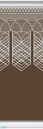 Sims 2 — Lace Walls in Brown - Individual Item by maylynn55 — Made by maylynn55 - Please feel free to use any of my walls