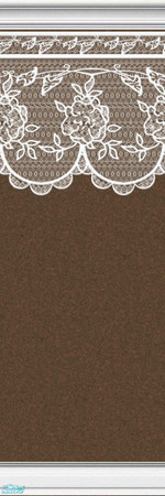 Sims 2 — Lace Walls in Brown - Individual Item by maylynn55 — Made by maylynn55 - Please feel free to use any of my walls