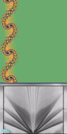 Sims 2 — Future Wall 9 of 11 by BBKZ — This painted wall will look great in your space house! Enjoy! Rate it, please :-)