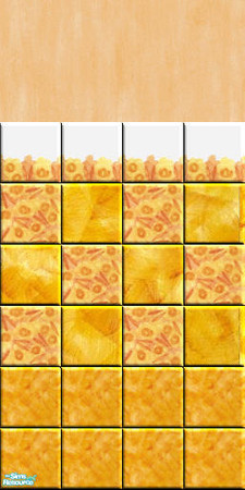 Sims 2 — Hot Bath wall 2 by Helena — -