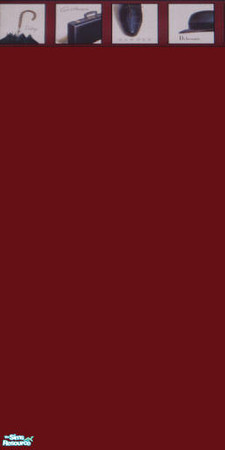 Sims 2 — Bathroom Wall - Men's Room Red by maddox97 — Wallpapers for community lot restrooms *****TSRAA*****