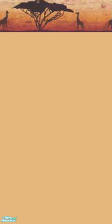 Sims 2 — African Giraffe Wall 01 by wytetygryss — Part of the African Giraffe Collection by Wytetygryss. TSRAA Content