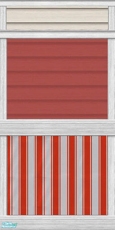 Sims 2 — The Arts and Crafts Collection - BayRed by c_literati — Matches Maxis sidings, awning and window wood.