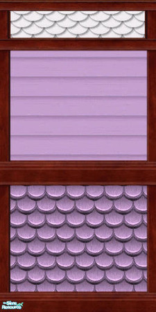 Sims 2 — The Arts and Crafts Collection - Violet by c_literati — Matches Maxis sidings and awning.