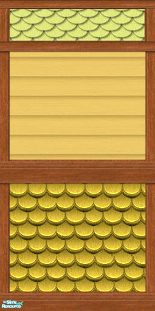 Sims 2 — The Arts and Crafts Collection - Gold by c_literati — Matches Maxis sidings and awning.