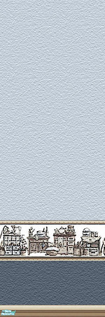 Sims 2 — Where The Boys Are - 9 by Lorah — 9 masculine (but not too) walls in cream, brown, purple, blue and 4 matching