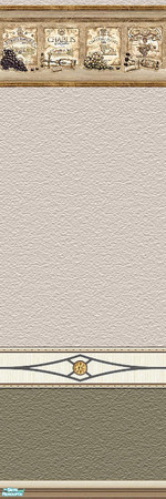 Sims 2 — Where The Boys Are - 5 by Lorah — 9 masculine (but not too) walls in cream, brown, purple, blue and 4 matching