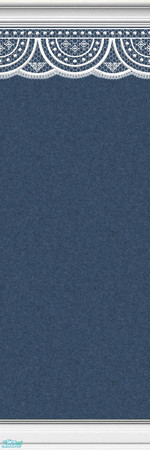 Sims 2 — Lace Walls in Denim - Individual Item by maylynn55 — Made by maylynn55 - Please feel free to use any of my walls