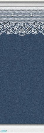 Sims 2 — Lace Walls in Denim - Individual Item by maylynn55 — Made by maylynn55 - Please feel free to use any of my walls