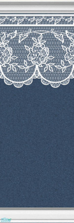 Sims 2 — Lace Walls in Denim - Individual Item by maylynn55 — Made by maylynn55 - Please feel free to use any of my walls