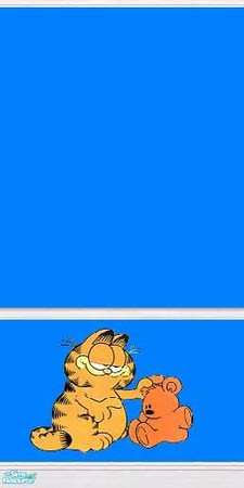 Sims 2 — Garfield 3 wall by ookc7 — Part of my "kids cartoon set"