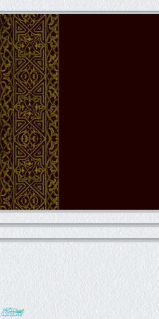 Sims 2 — Gold and Brown Wall 9 of 9 by BBKZ — Traditional gold and brown wallpaper :-) Enjoy it! Rate it, please :-)