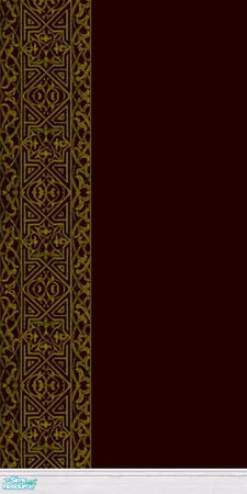 Sims 2 — Gold and Brown Wall 1 of 9 by BBKZ — Traditional gold and brown wallpaper :-) Enjoy it! Rate it, please :-)