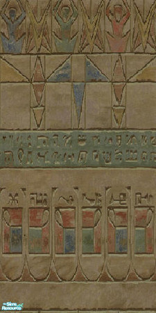 Sims 2 — AztecColourful by The_Unicorn — A serie of beautiful Castle or HauntedHouse walls...