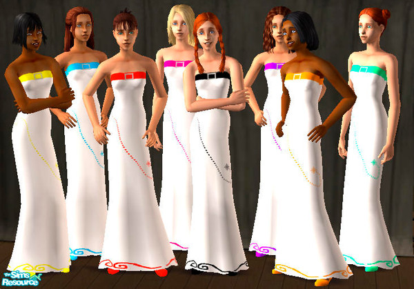 Sims 2 — Simple Formal Dresses by katie_ryan — Here are eight formal dresses for your teens... 