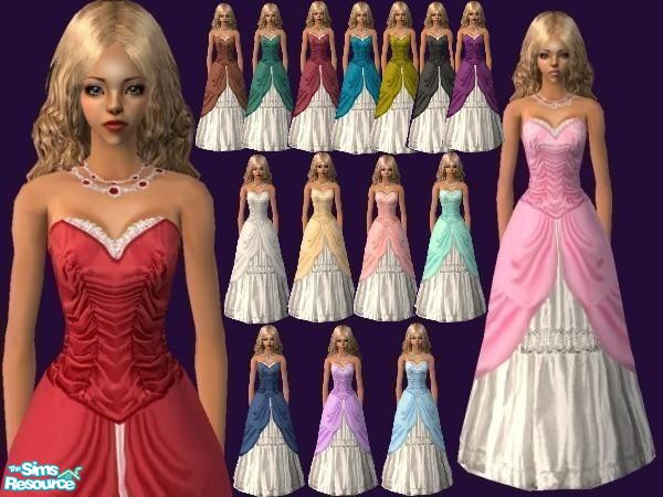Sims 2 — adult silky2 formal dresses  by juttaponath — Do not reupload or edit and upload. Thank you.