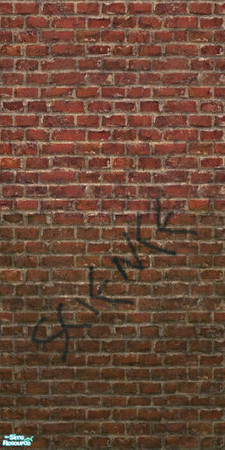 Sims 2 — Science Graffiti Brick by Cyclonesue — Mix and match with other brick papers in this set.