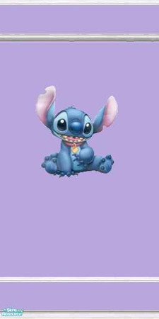 Sims 2 — Kids Cartoon Set - Stitch Walls by ookc7 — Part of my kids cartoon set