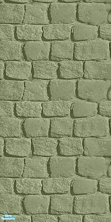 Sims 2 — Used Stone Wall 7 by iZazu — Used Stone Set includes 9 Floors and 9 walls. All made with totally used stones. by