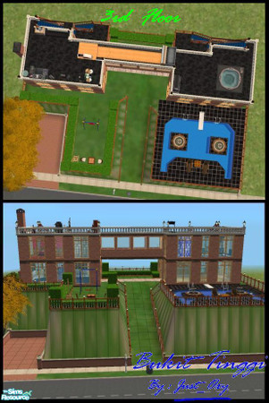 Sims 2 — Bukit Tinggi by ookc7 — A house with 3 floor (Furnished throughout) designed for 2 - 4 sims(Fully Tested)!this