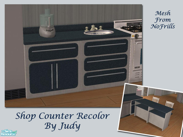 Sims 2 — Judy Fashion Shop Counter by judyhugsnoopy — Recolor of "NoFrills Fashion Shop Master Counter". Match