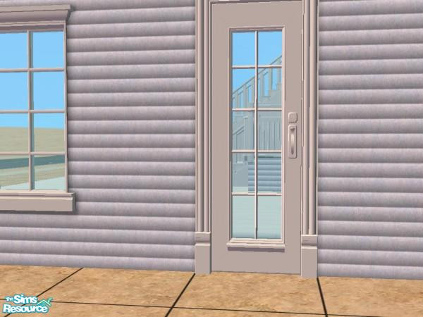 Sims 2 — Beach House Build Set - Door by fizz bomb — White Door Part of the Beach House Build Set