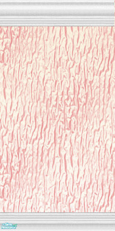 Sims 2 — Pink Crinkle with boarders by RollerCoasterRobot — A pink textured wall with a header and a footer to add