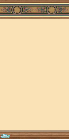 Sims 2 — Goldeneye 1 - gm by gatomurphy — Original paper with oak trim. See coordinating paper(s).