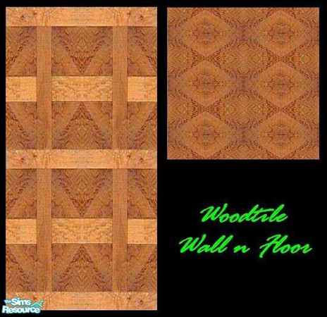 Sims 2 — Woodtile Set by ookc7 — My wall n floor collections