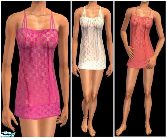 Sims 2 — JPayafpjs16 by juttaponath — Sheer nightie for adults and young adults. No mesh or expansion pack required.