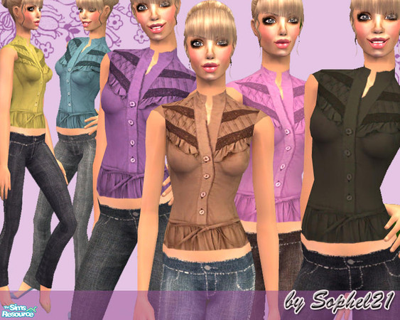Sims 2 — SO_Collection_045 by Sophel21 — set of 6 whole outfits for your adult femals and young adults. They comes with a