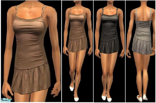 Sims 2 — JPayafdaily19 by juttaponath — Dress with ballets for adults and young adults. No mesh or expansion pack