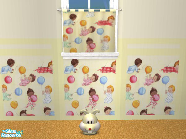 Sims 2 — Happy Birth-day Nursery - Wobbly Wabbit by TSR Archive — Your baby simmies can learn to talk from wobbly wabbit