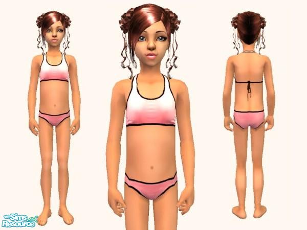Juttaponath S Pink Child Bikini