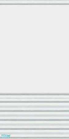 Sims 2 — White Trailer Siding 4 by AmberDiceless — Horizontal white trailer siding with a smooth upper section.