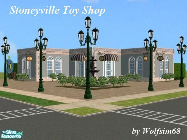 Sims 2 — Stoneyville Toy Shop by Wolfsim68 — For the latest gaming experience on the Maxis Game Simulator, a VroomMaster