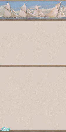 Sims 2 — NauticalBeige by Lisasimpsonfan — Part of Sailing Away wallpaper set.