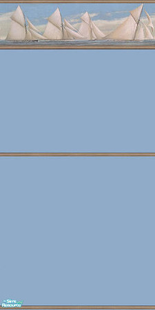 Sims 2 — NauticalBlue by Lisasimpsonfan — Part of Sailing Away wallpaper set.