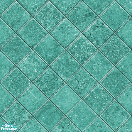Sims 2 — Mixed Slate Teal by simmyfan2852 — Part of the Maxis Floor Recolor Set