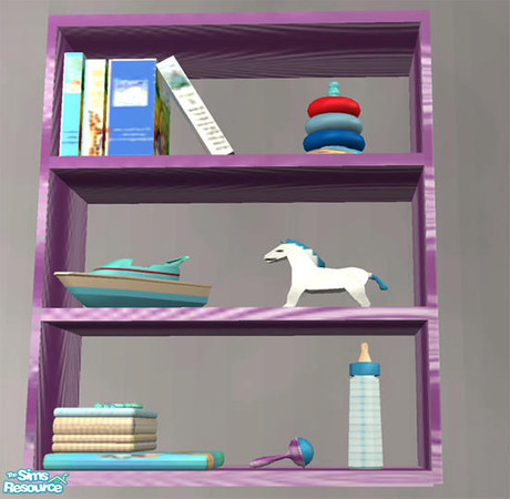 Sims 2 — Babydays - Shelf & Decor by Cloisonne — Shelf and Decroation.