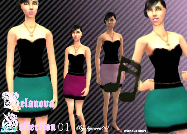 Sims 2 — Belanova Collection 01 by Figueroa90 — Belanova Collection 01 Very cool and fashion skirt. INCLUDES ONLY THE
