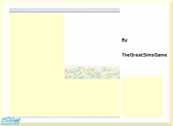 Sims 2 — Wall & Carpet Set by BarbAnn — TSRAA Member